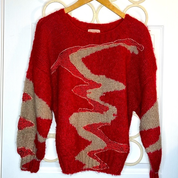❤️Handmade Vintage 80s sweater women’s M or L - Picture 1 of 9